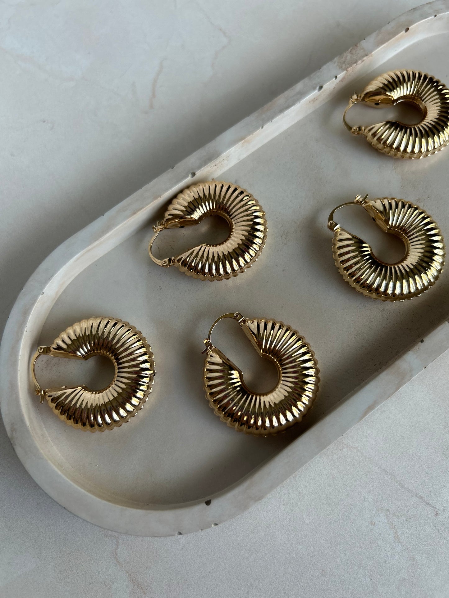 Hallow Bold Hoop Earring