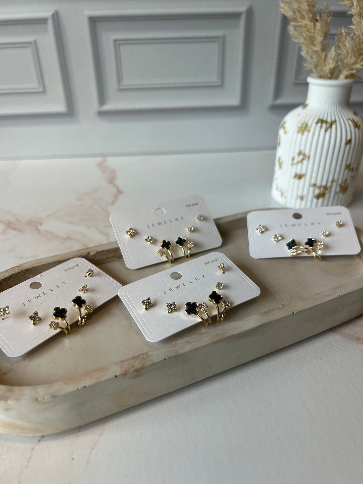 Clover Set Studs