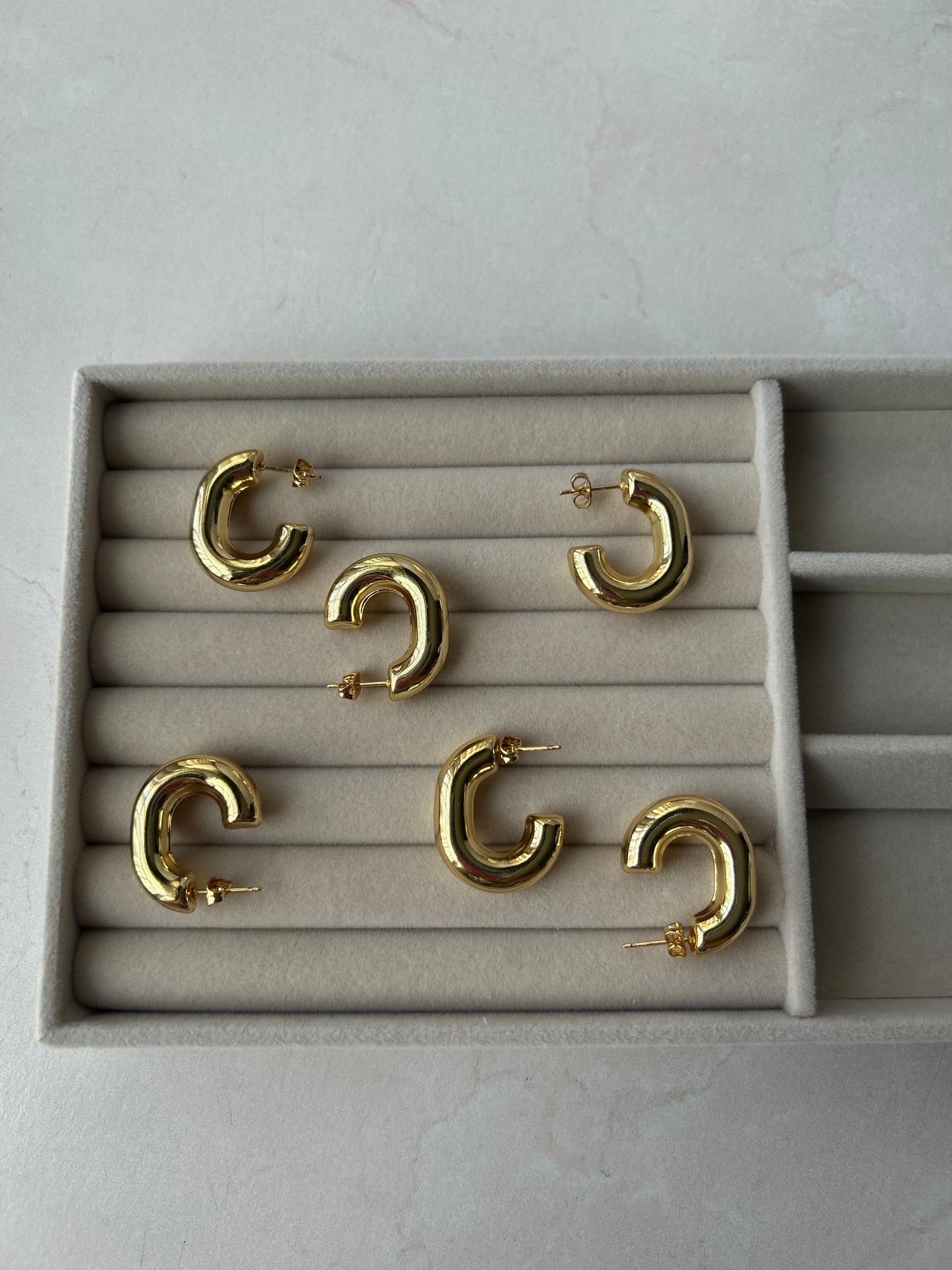 Rectangle Hoop Earring