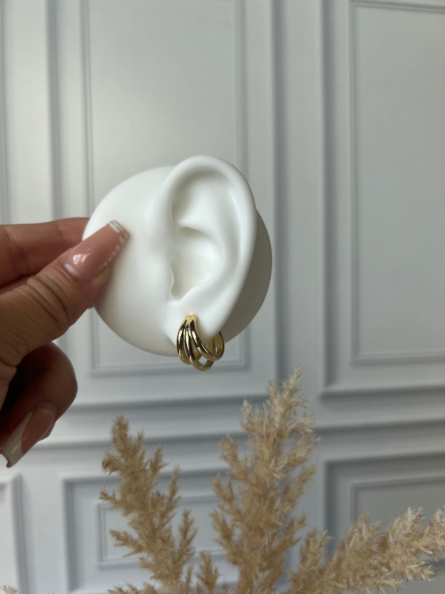 Triple Hoop Earcuff