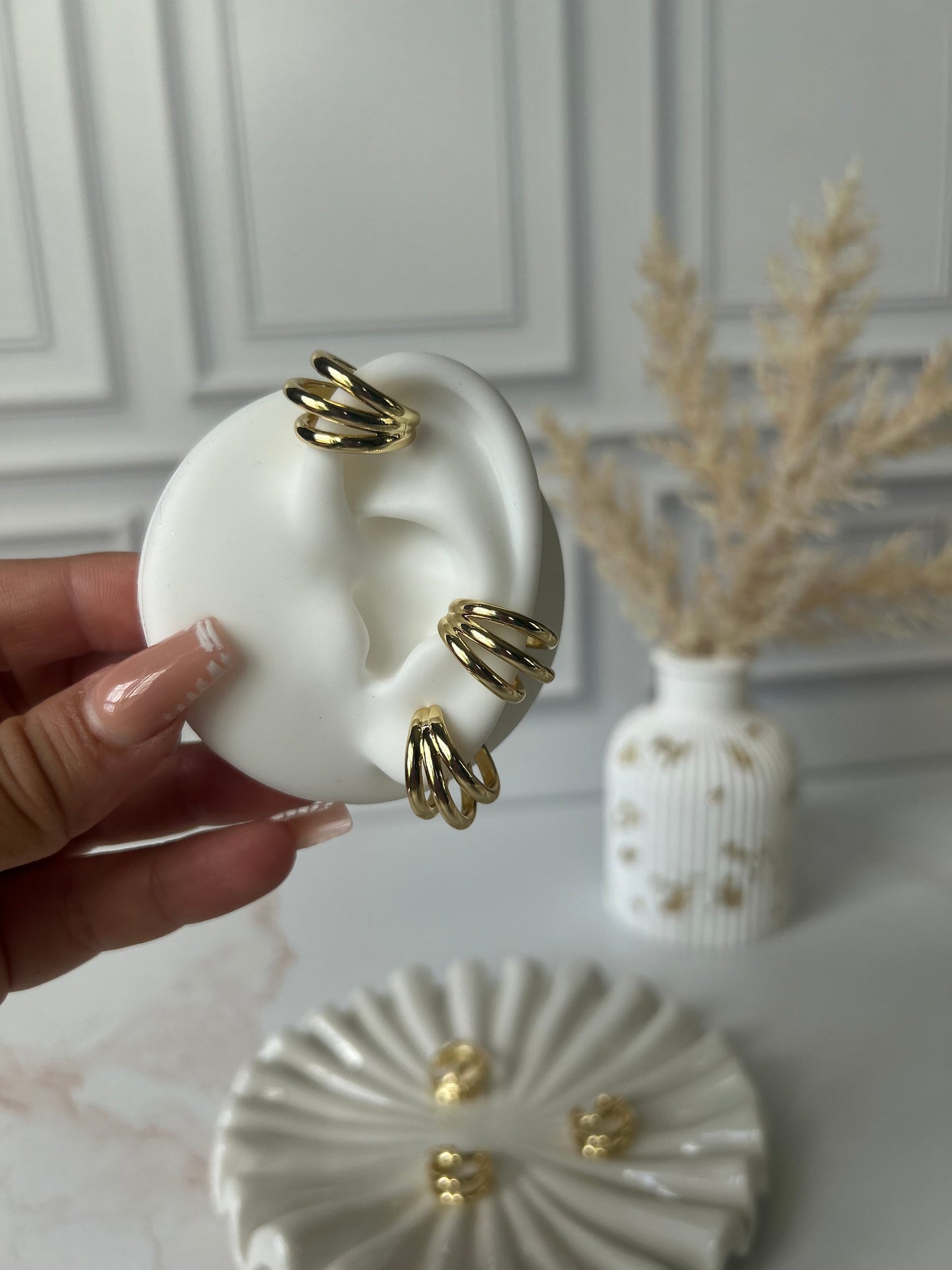 Triple Hoop Earcuff