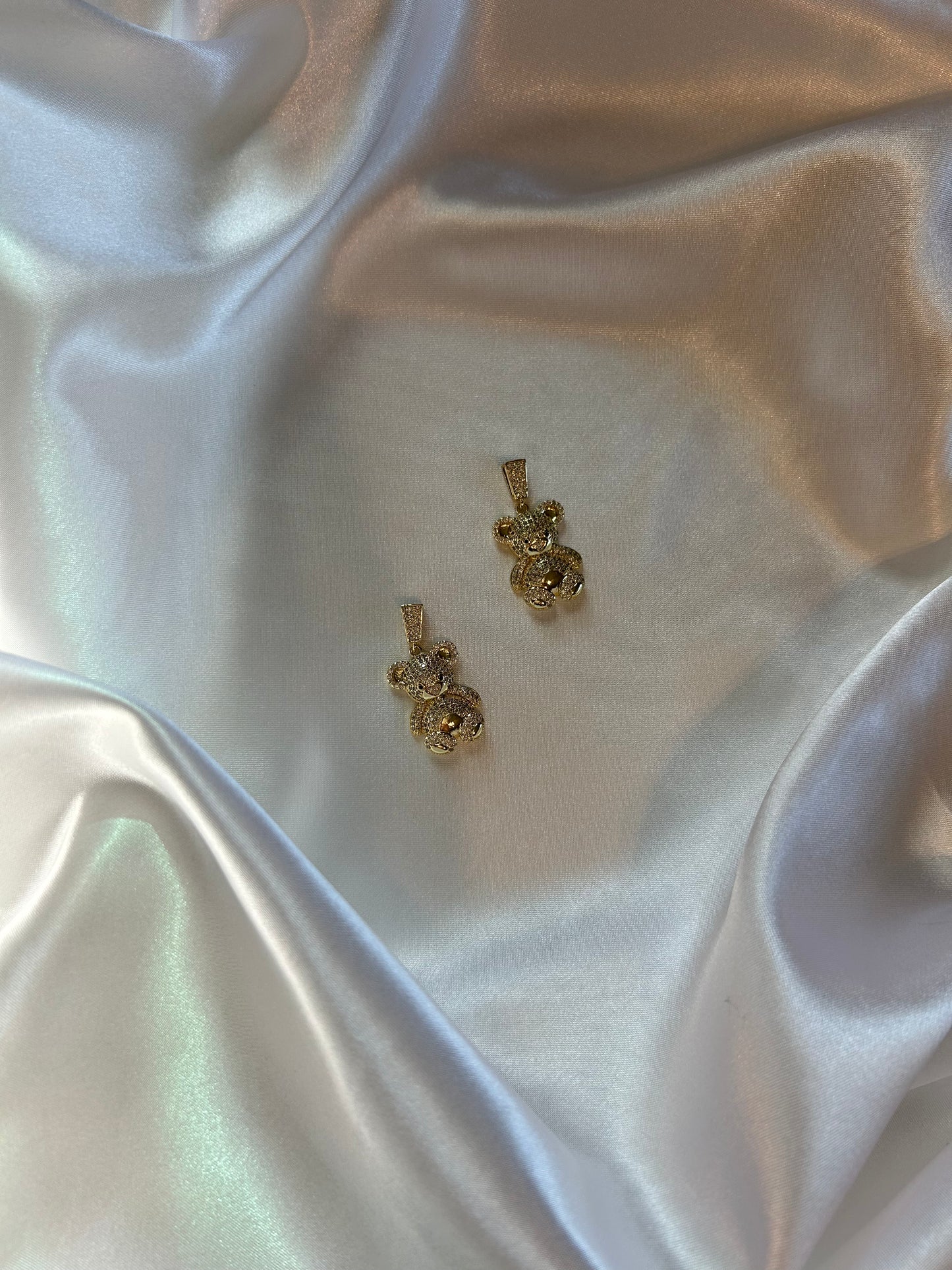 Teddy Bear iced Pendant