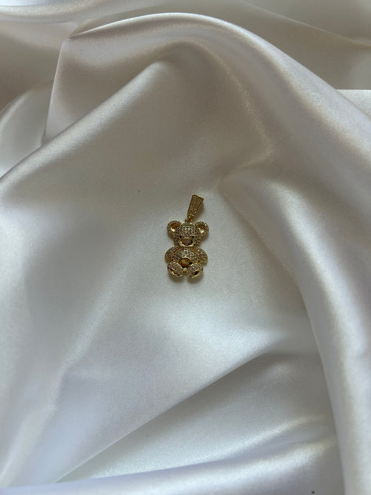 Teddy Bear iced Pendant