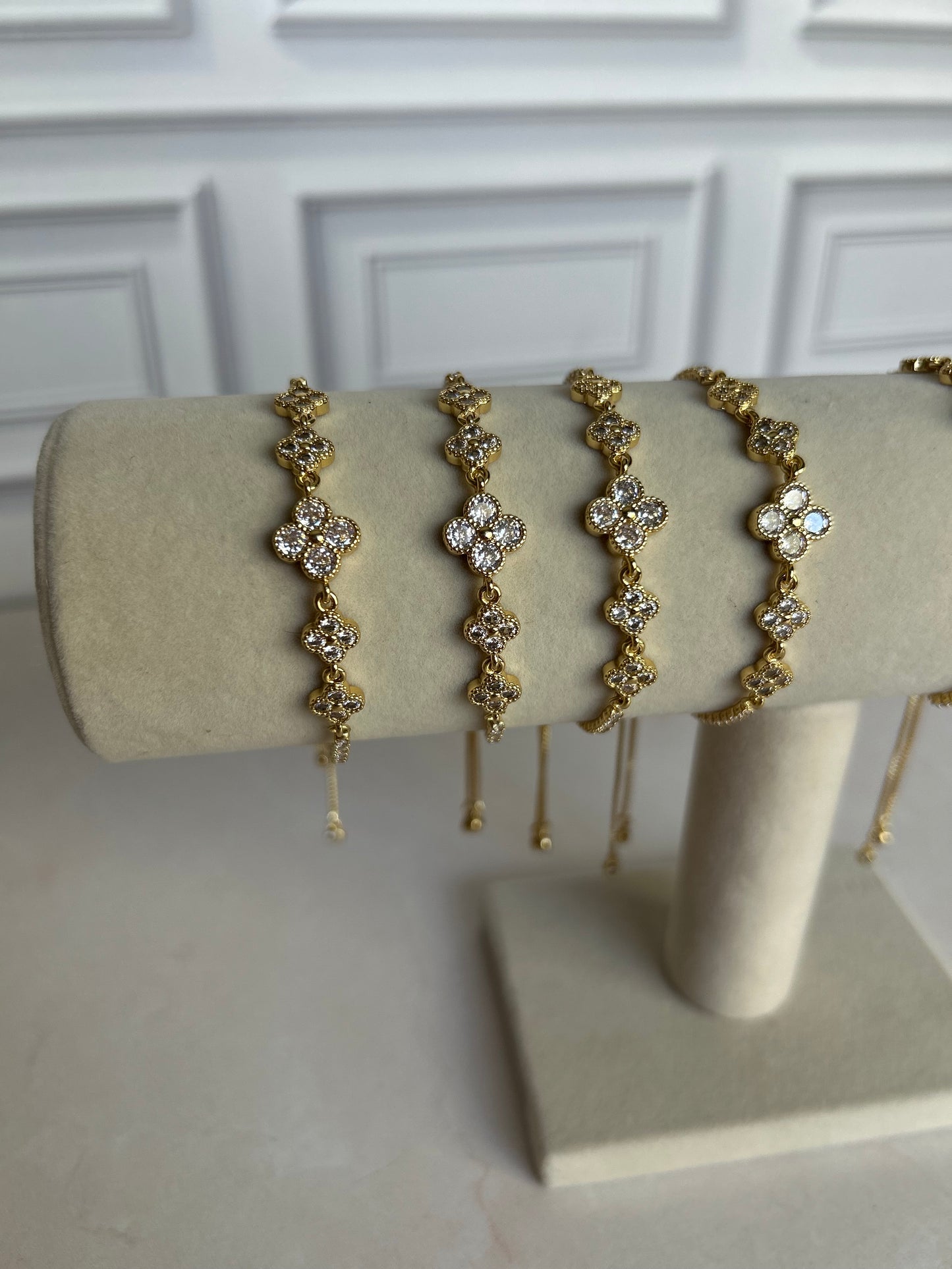 Clover Zirconia Bracelet