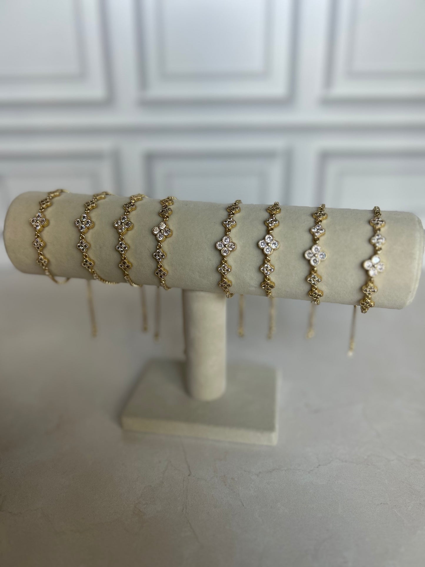 Clover Zirconia Bracelet