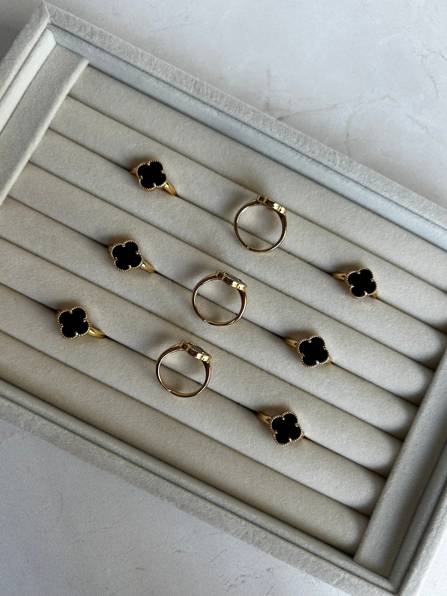 Clover adjustable Rings