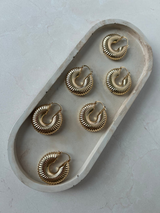 Hallow Bold Hoop Earring