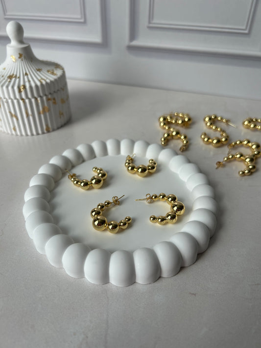 Bubble Hoop Earring