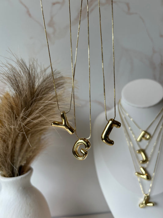 Ballon Letter Necklace
