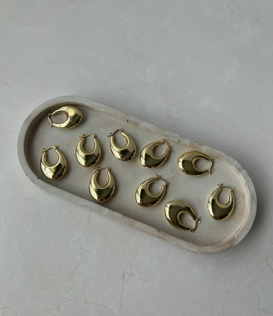Basket Hoop Earring