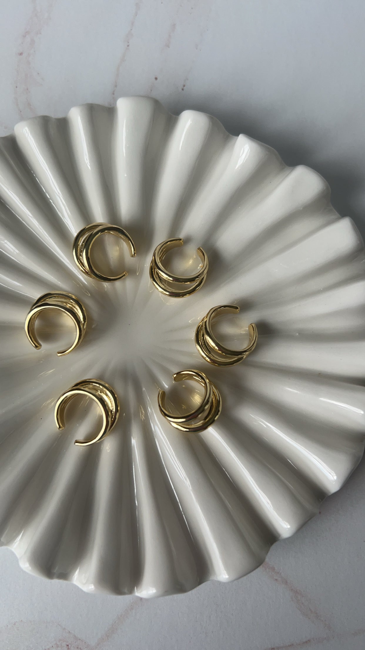 Triple Hoop Earcuff